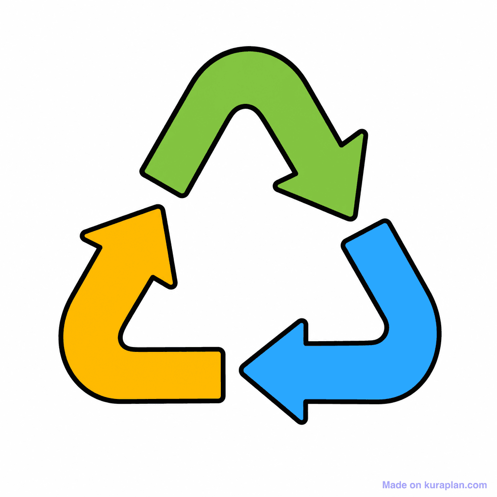 Recycling Triangle Symbol