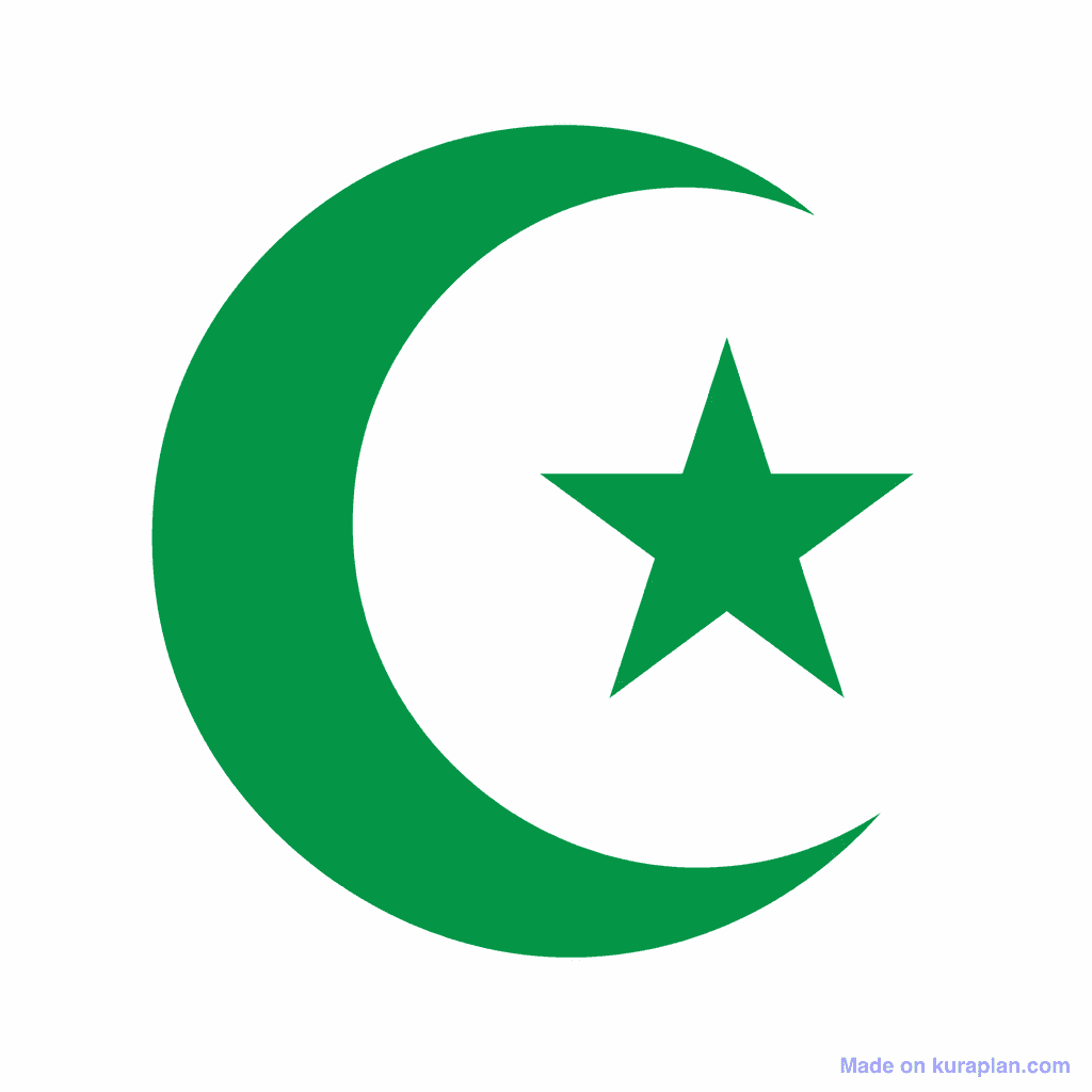 Religion Symbol Islamic Crescent Star