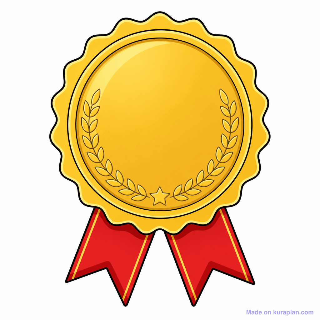 Reward Certificate Ribbon Seal