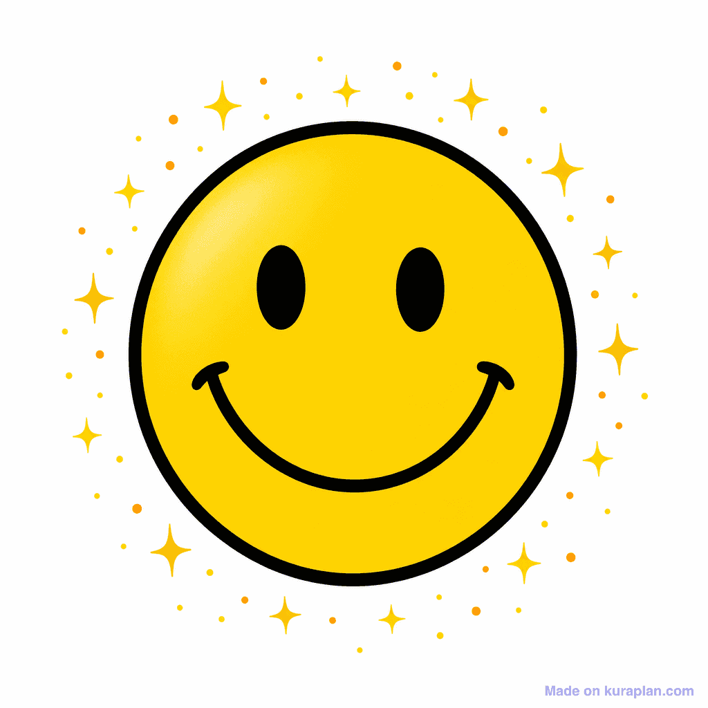 Smiley Face Sticker