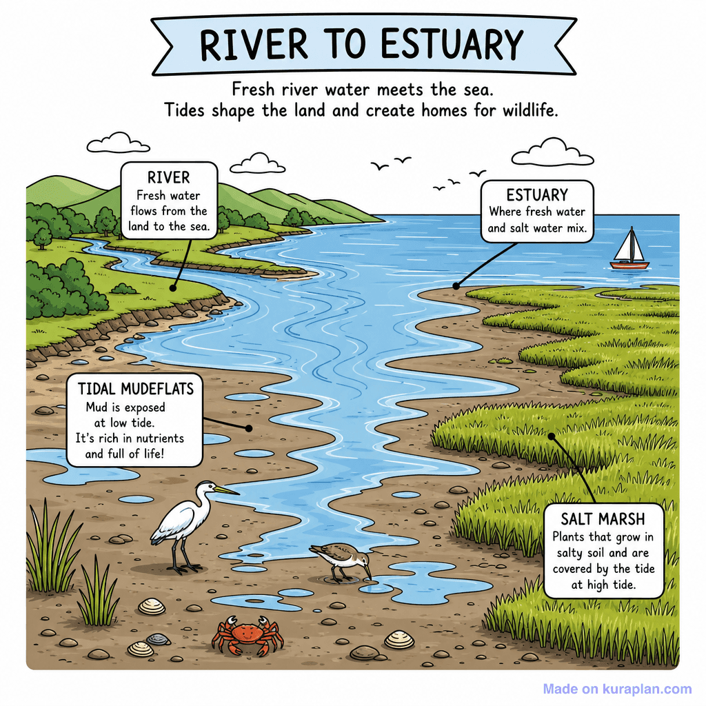 River Estuary Aerial