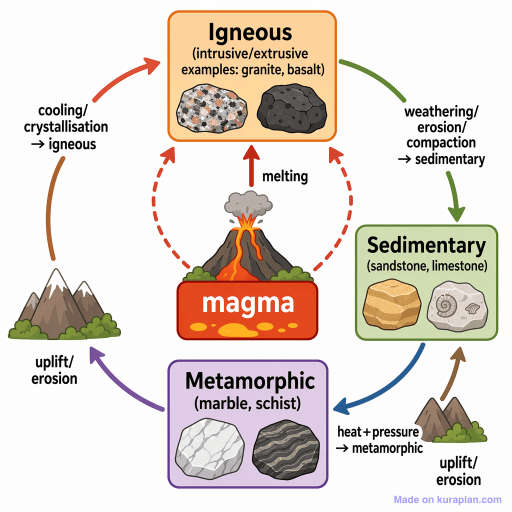 The Rock Cycle (simple)