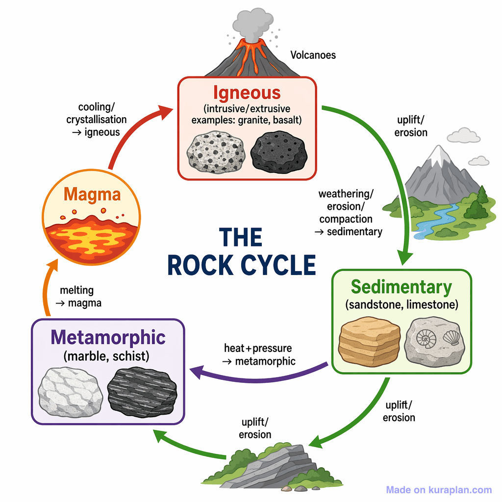 The Rock Cycle (detailed)