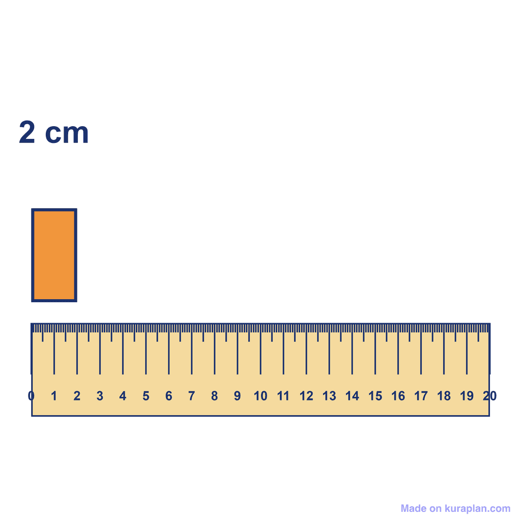 Ruler — Object Measuring 2 cm