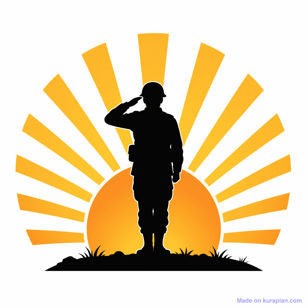 Seasonal Anzac Soldier Silhouette