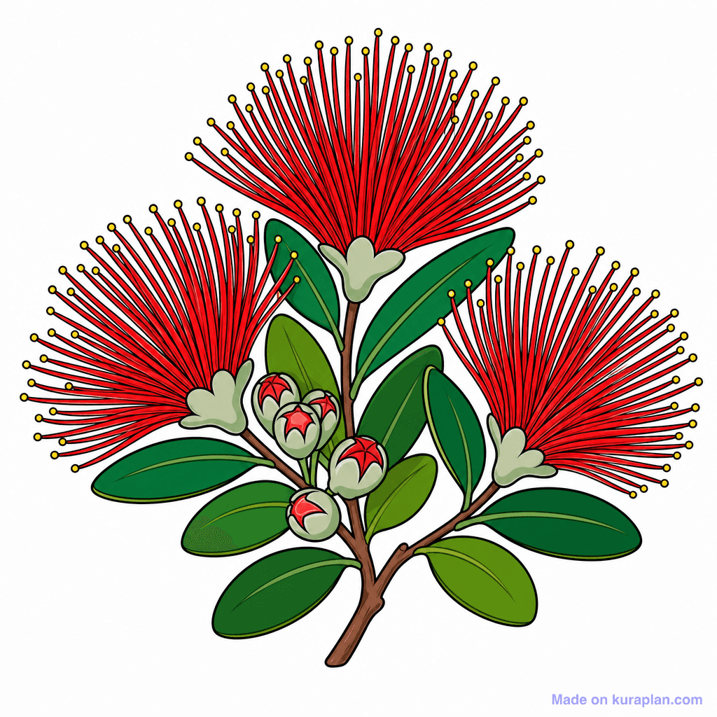 Seasonal Christmas Pohutukawa