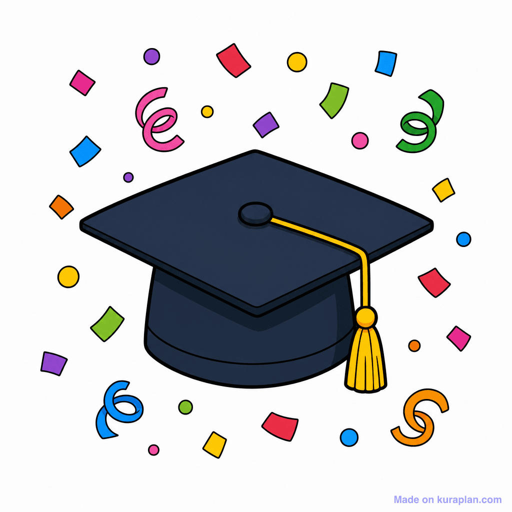 Seasonal End Of Year Graduation