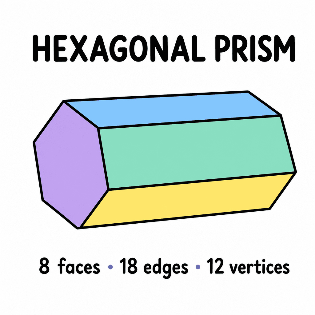 Hexagonal Prism (3D Shape)