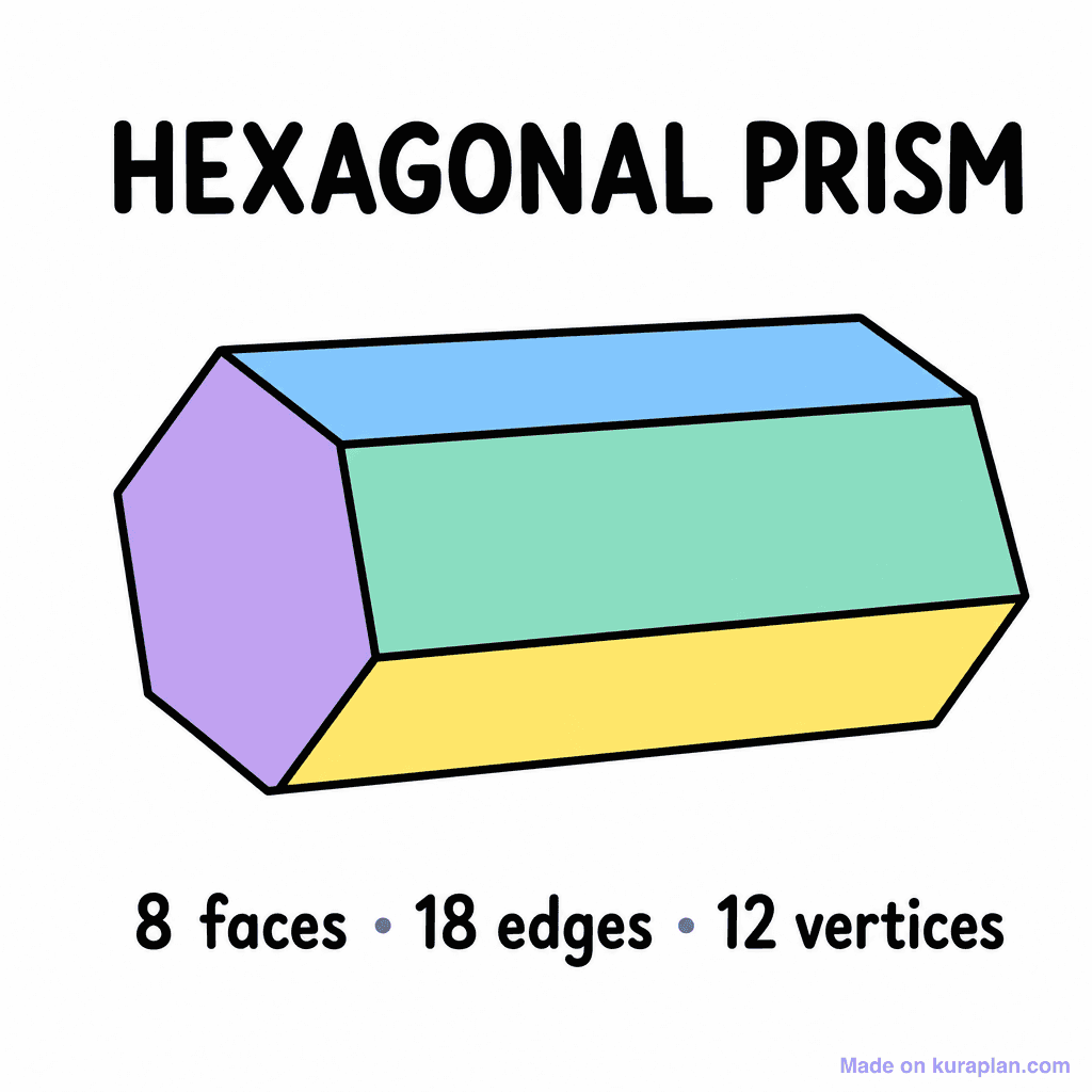 Hexagonal Prism (3D Shape)