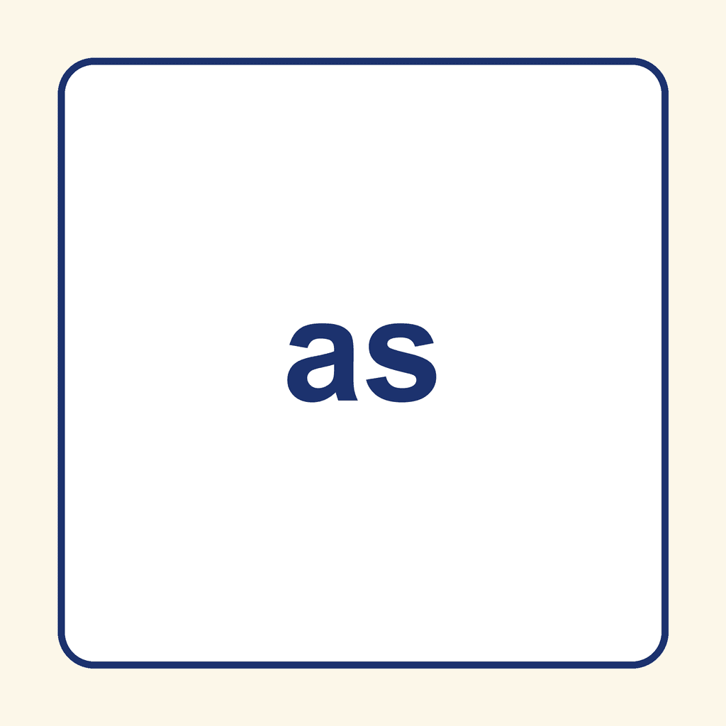 Sight Word — as