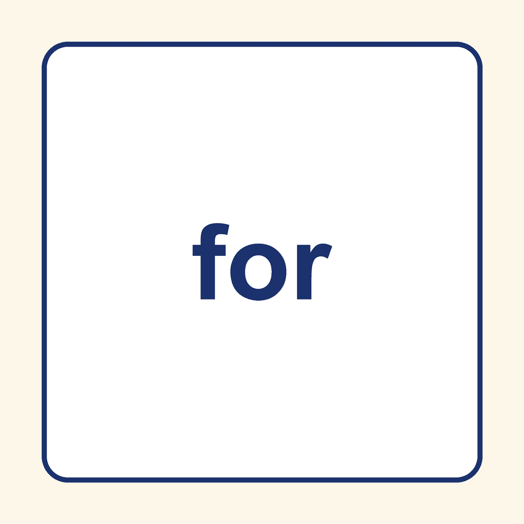 Sight Word — for