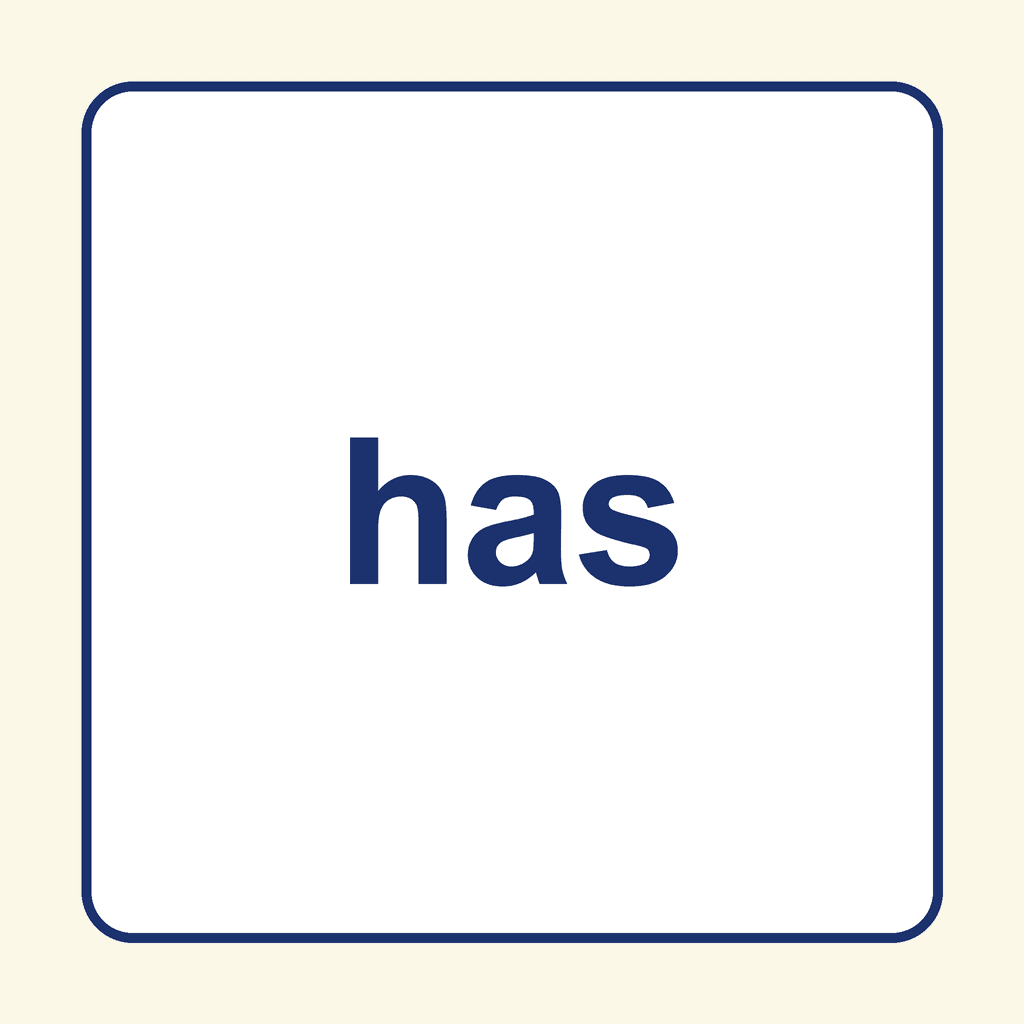 Sight Word — has