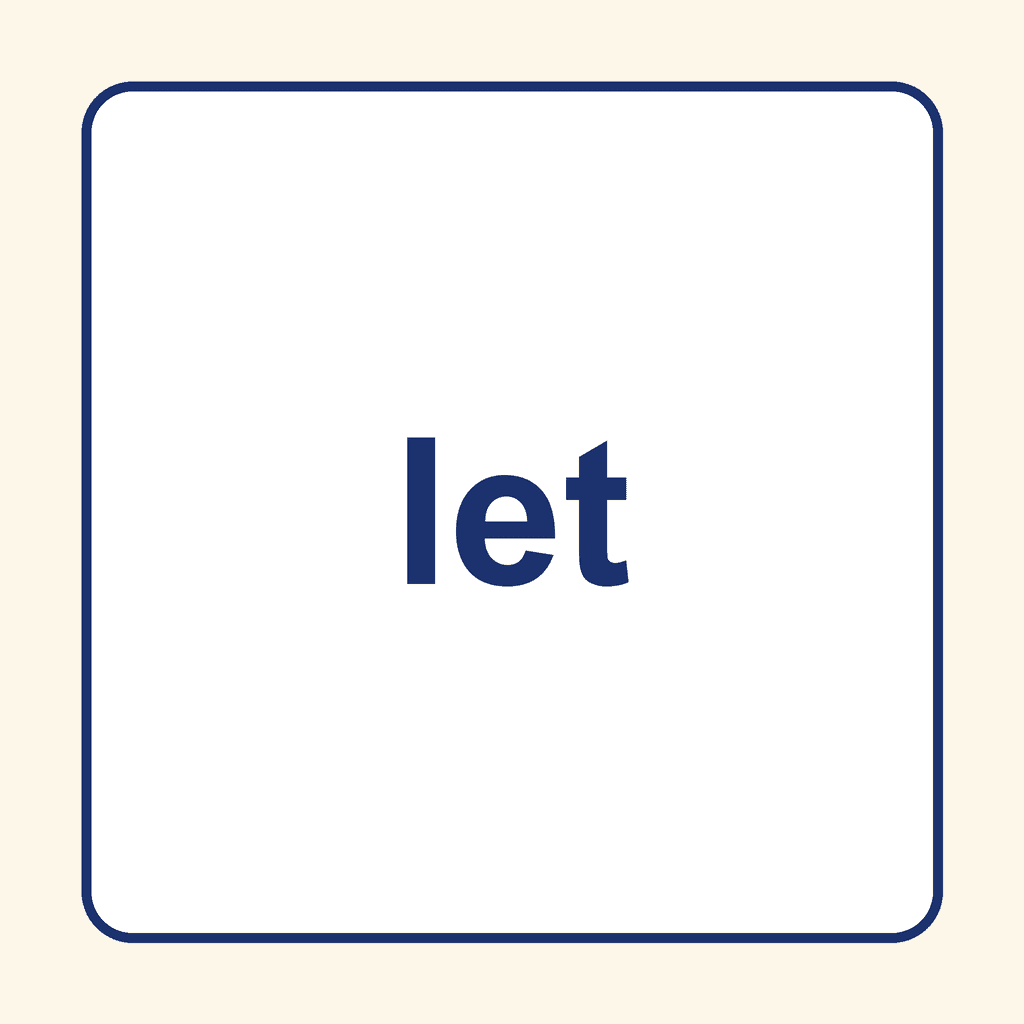Sight Word — let