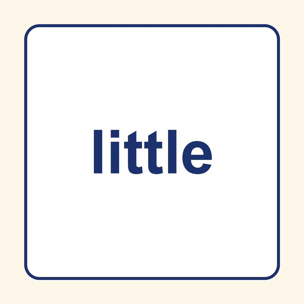 Sight Word — little