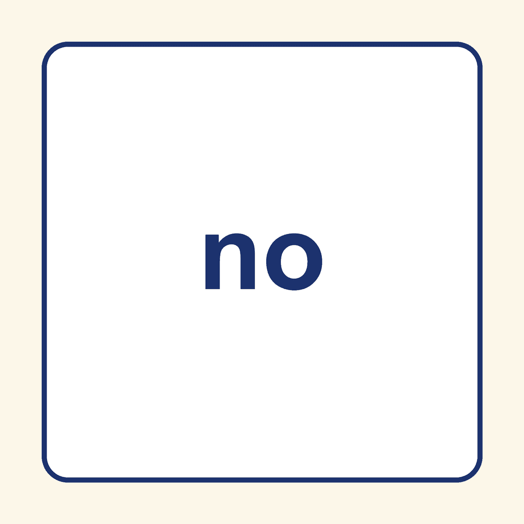 Sight Word — no