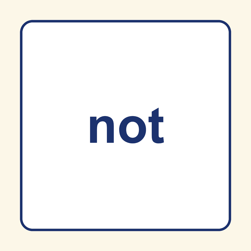 Sight Word — not