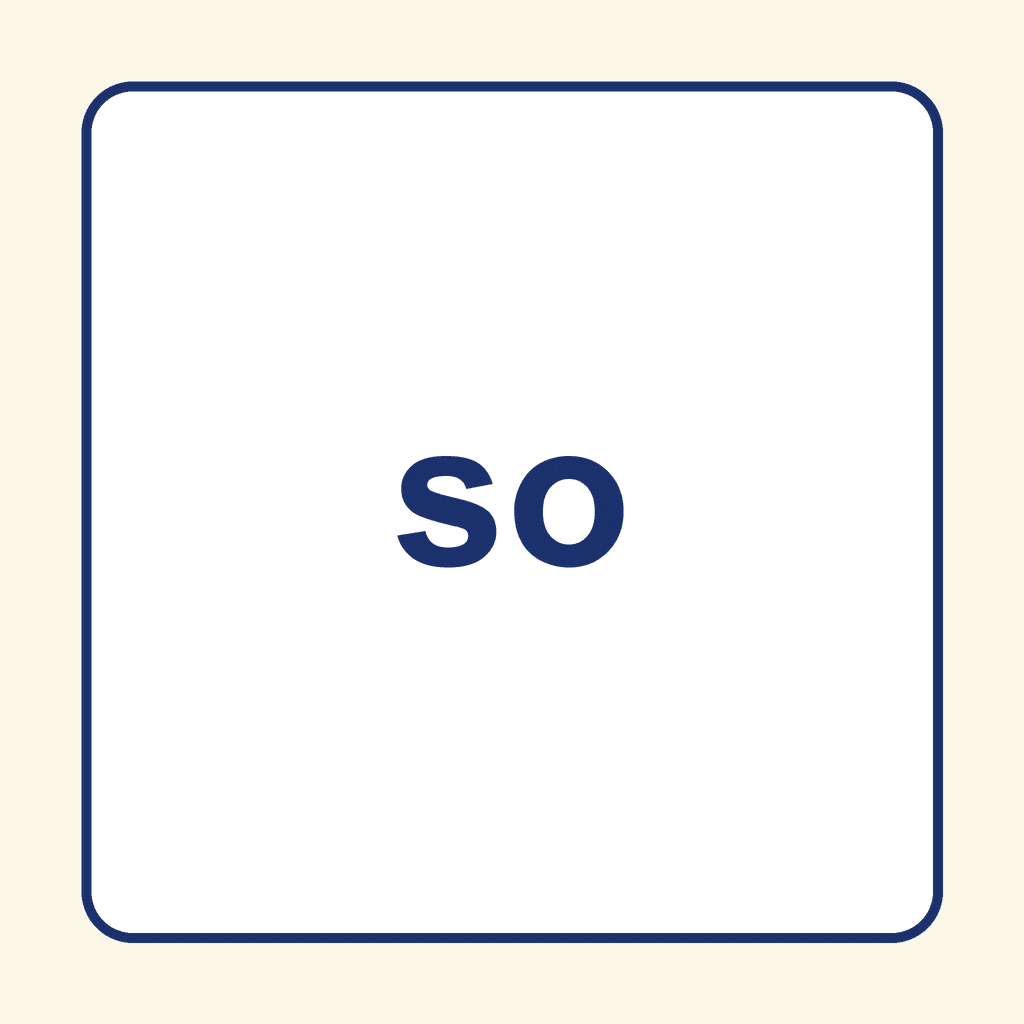 Sight Word — so