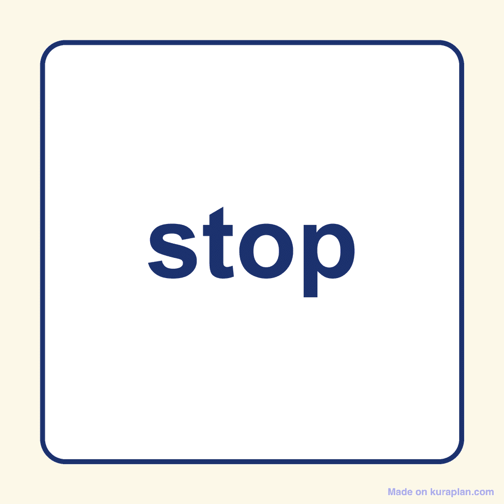 Sight Word — stop