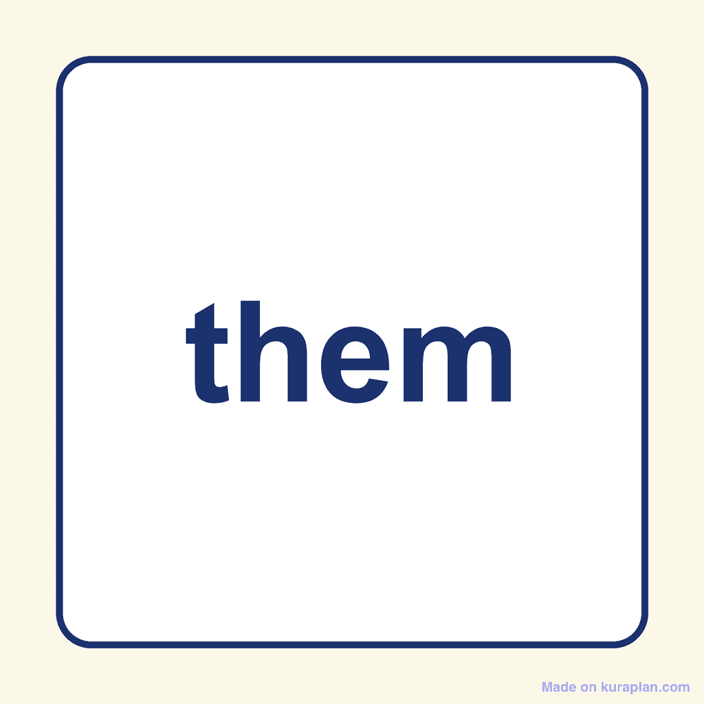 Sight Word — them