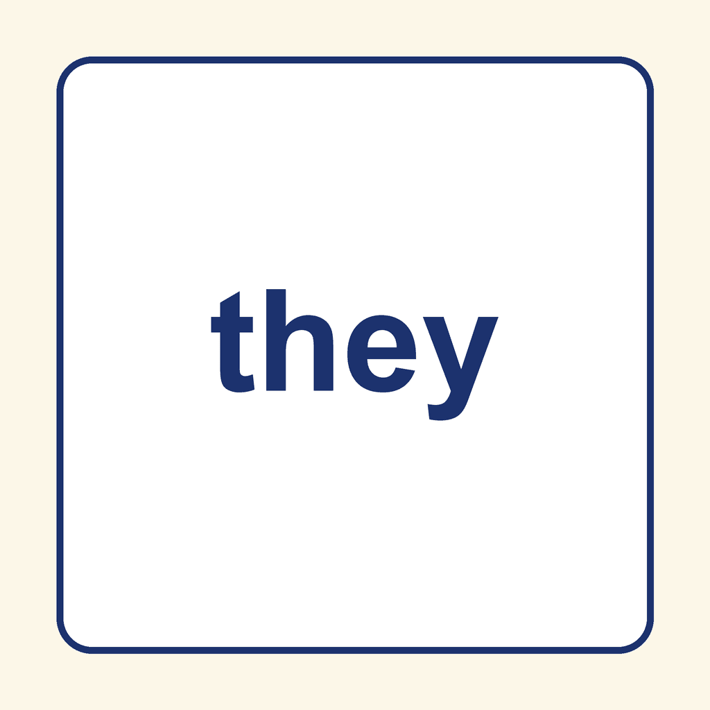 Sight Word — they