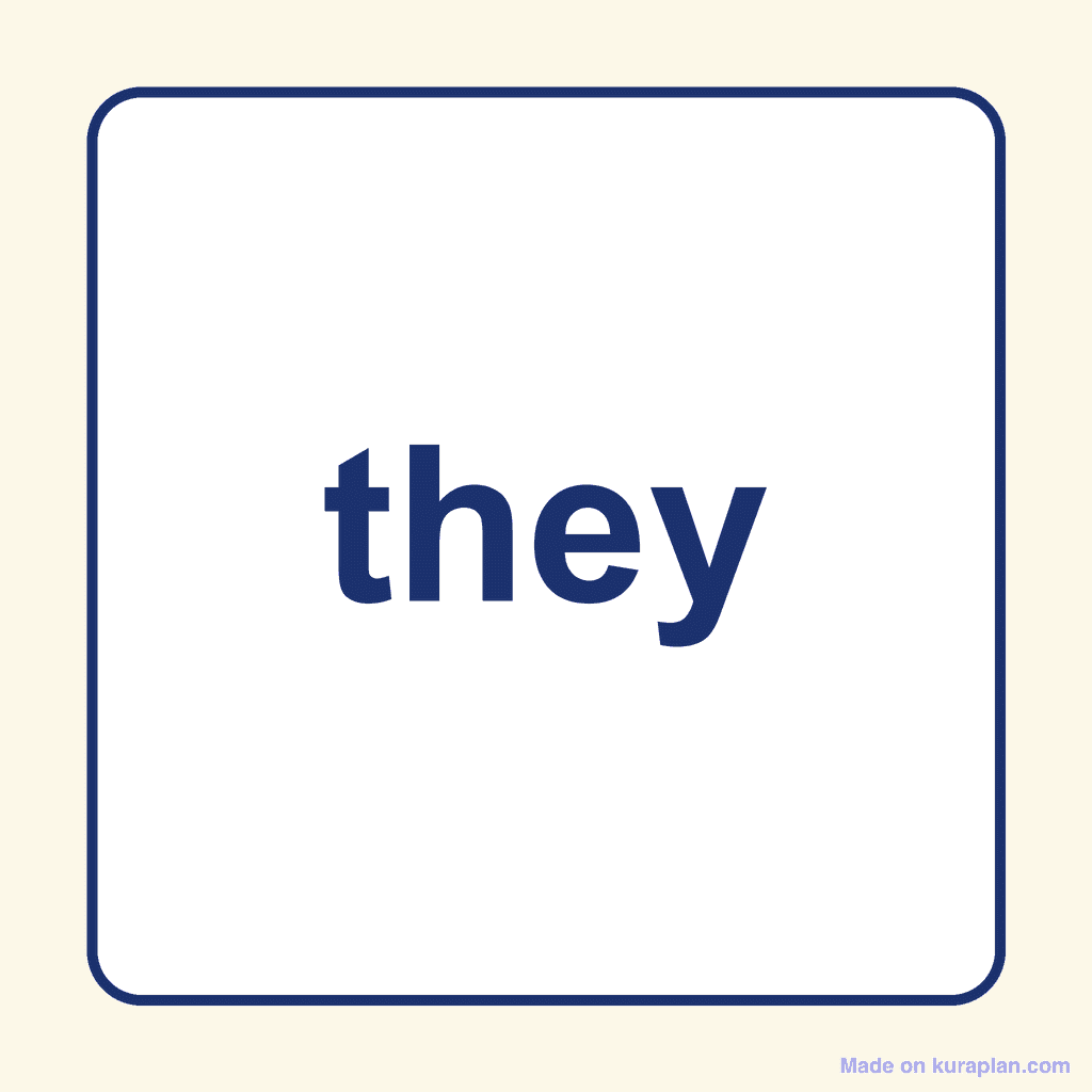 Sight Word — they