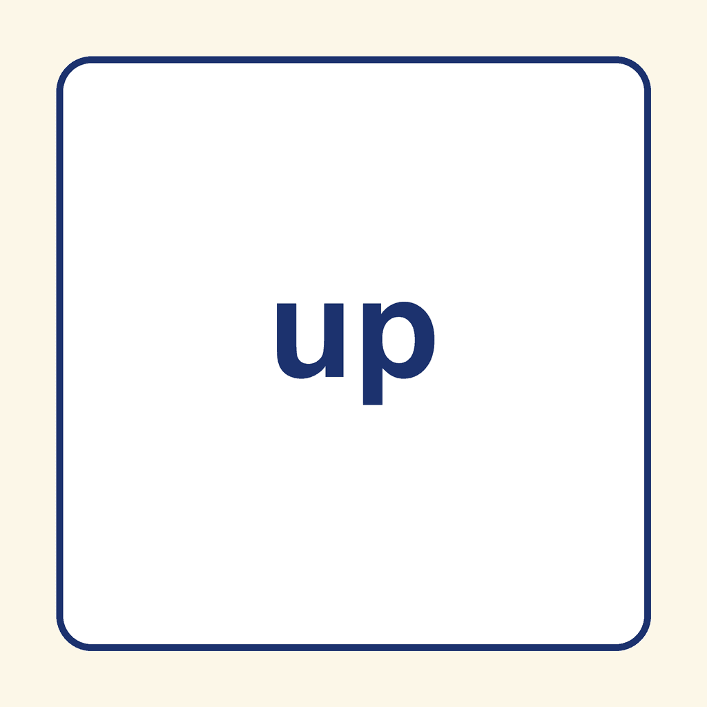 Sight Word — up