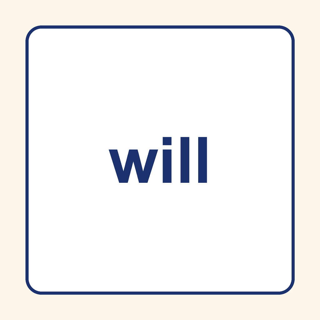 Sight Word — will