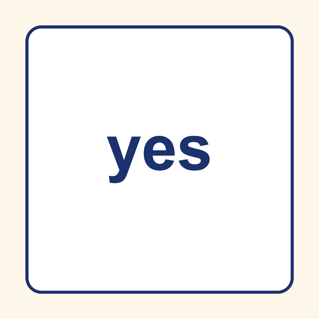 Sight Word — yes
