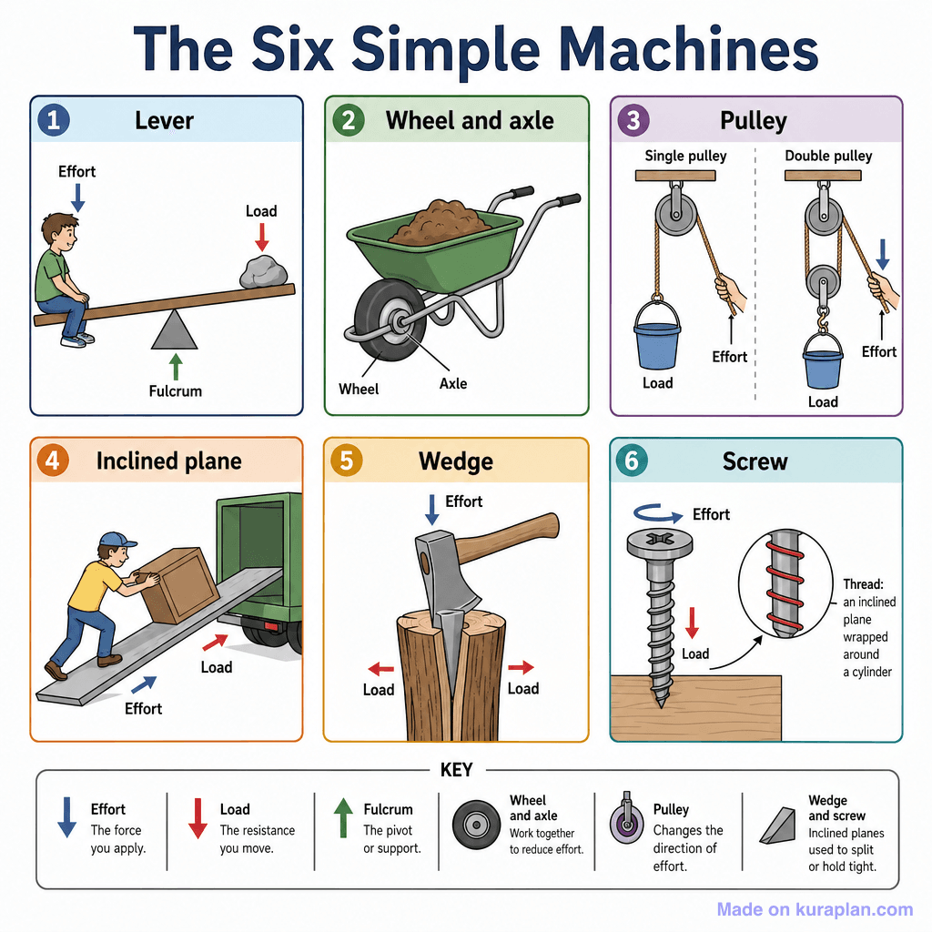 The Six Simple Machines (detailed)