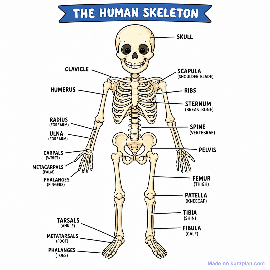 Skeletal System Diagram