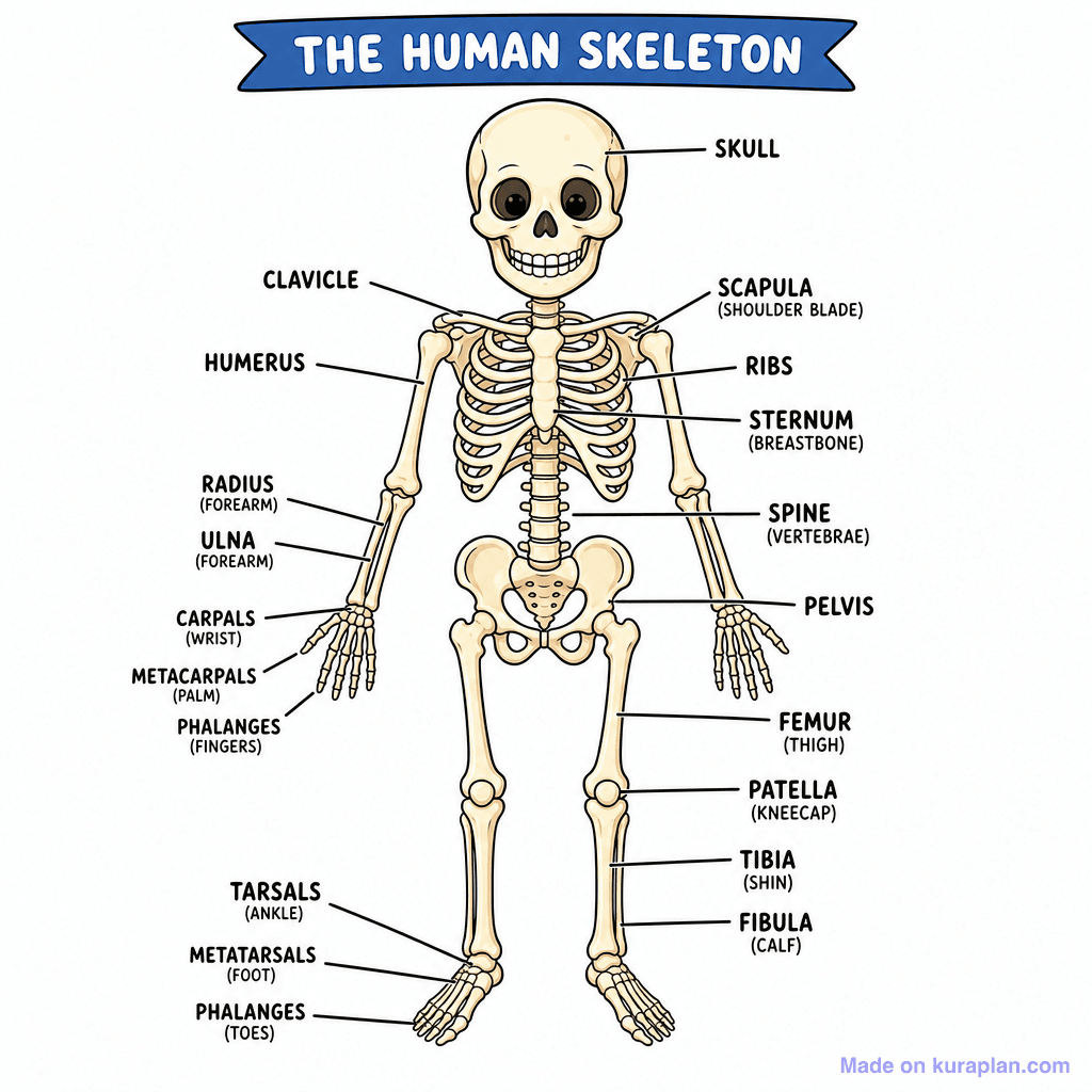 Skeletal System Diagram