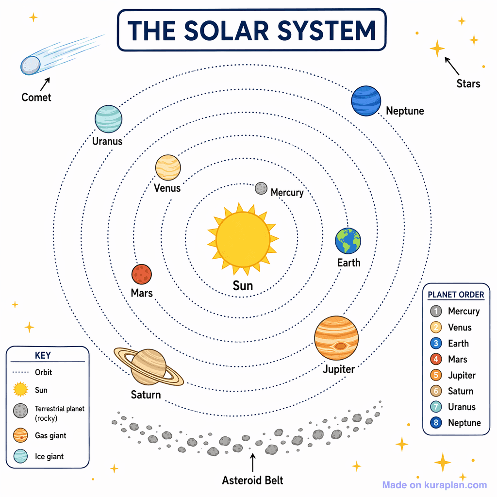 The Solar System (detailed)