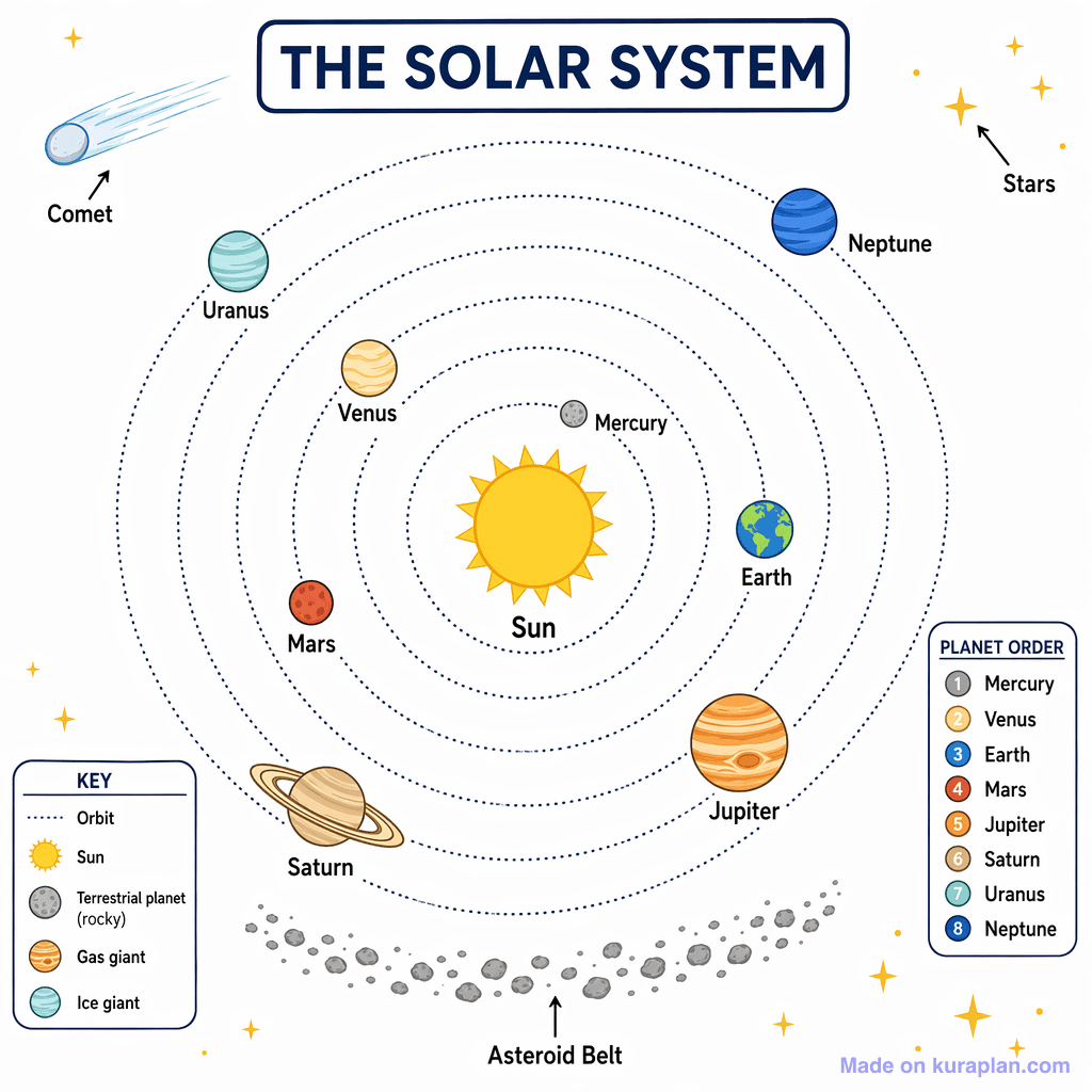 The Solar System (detailed)