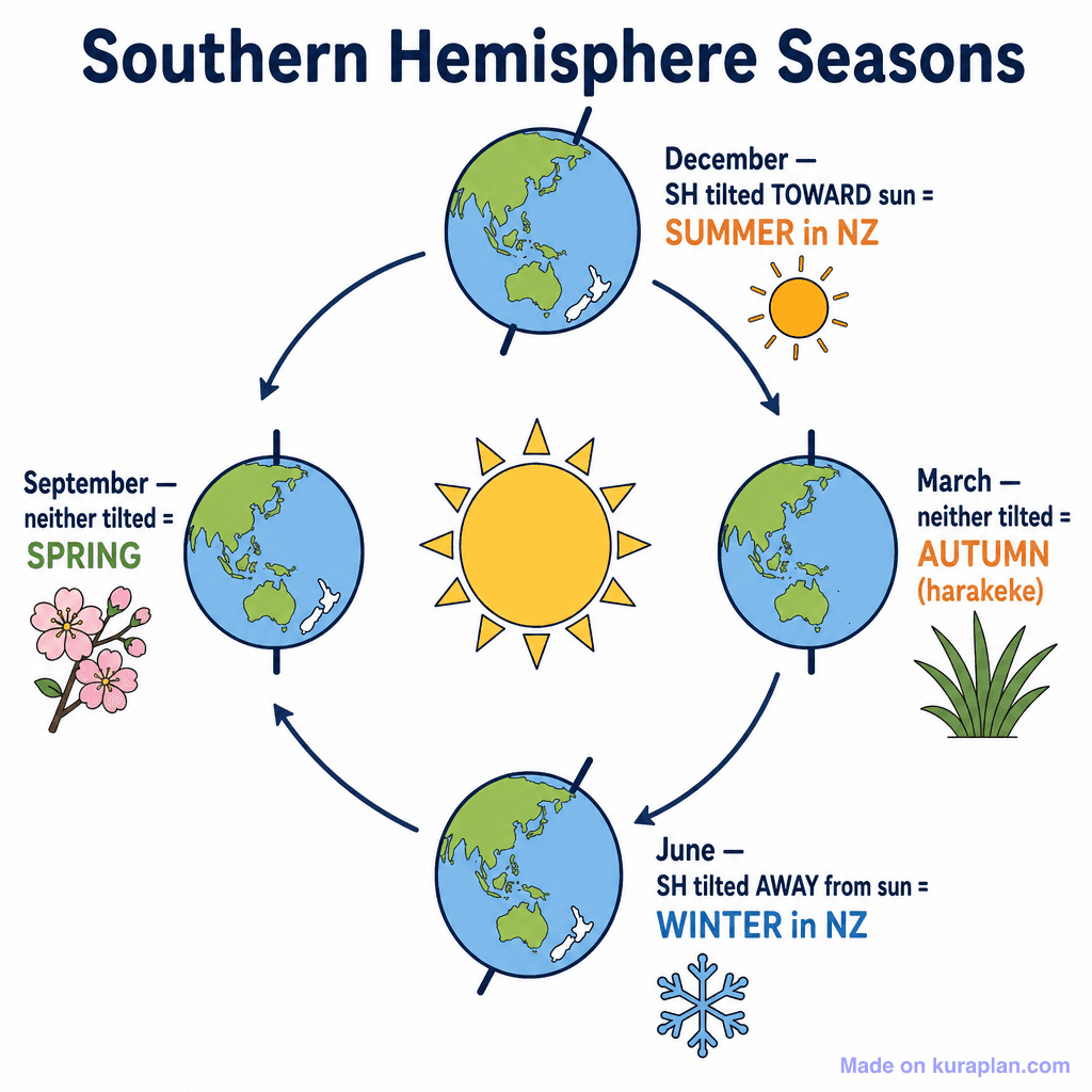 Seasons in the Southern Hemisphere (simple)