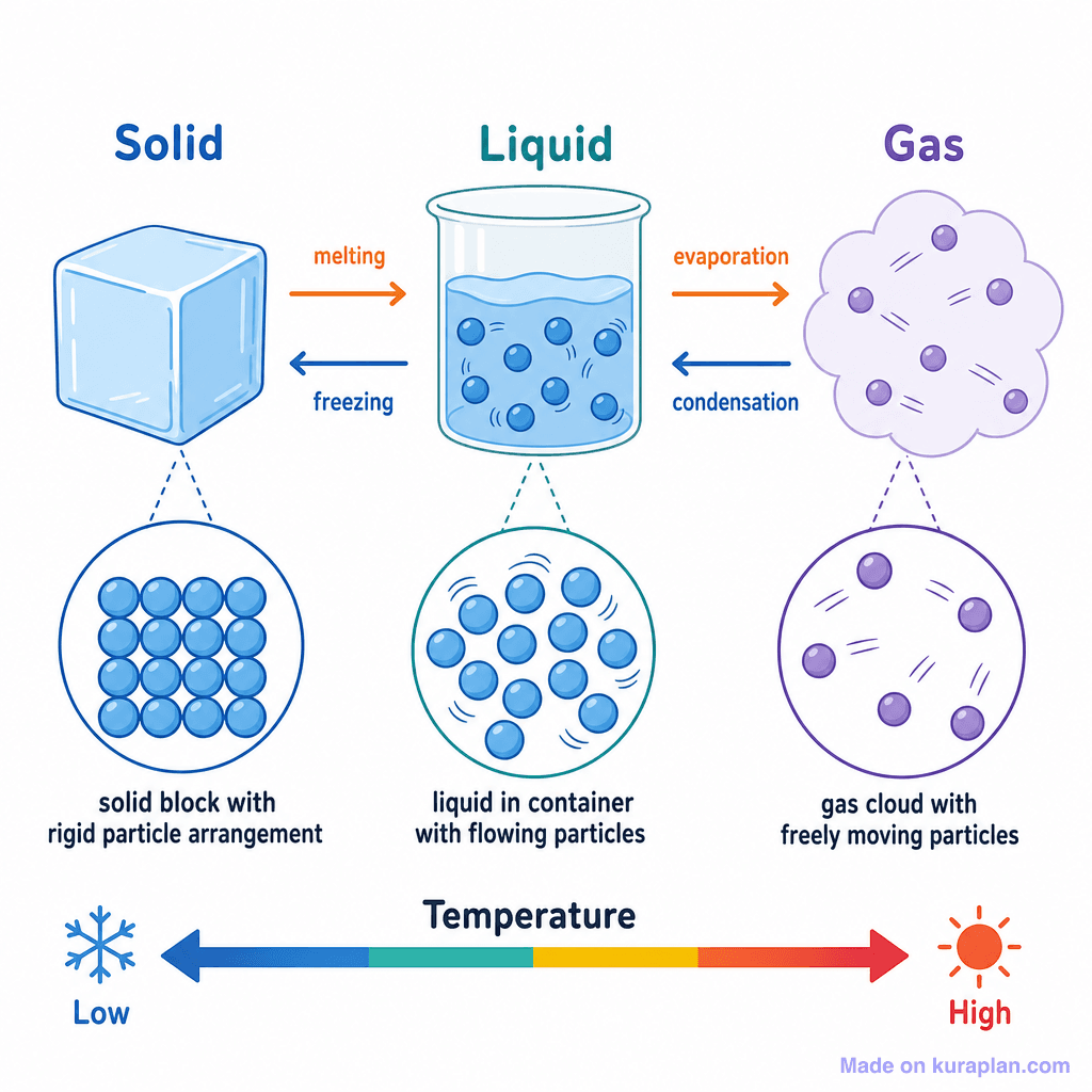 States of Matter: Solids, Liquids and Gases (simple)