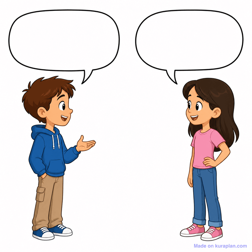 Story Dialogue Speech Bubble Template