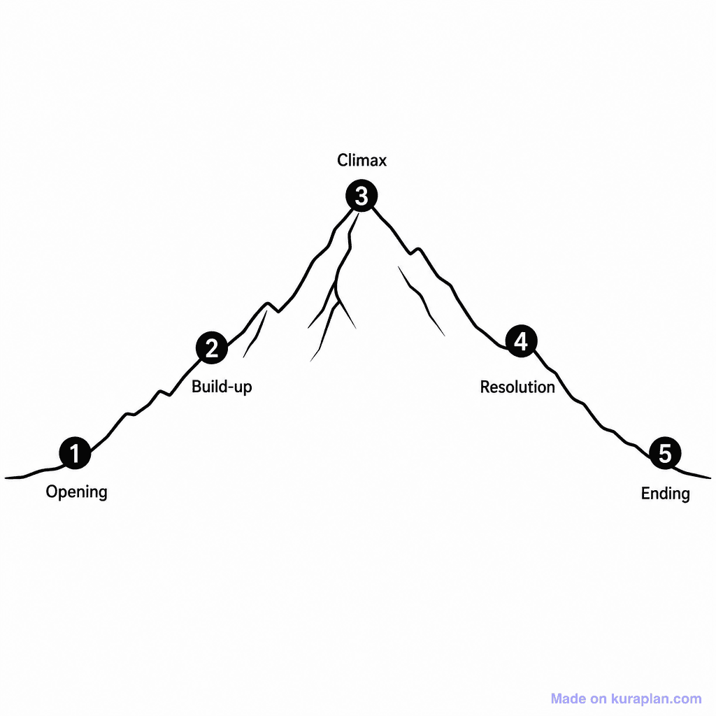Story Mountain Blank Template