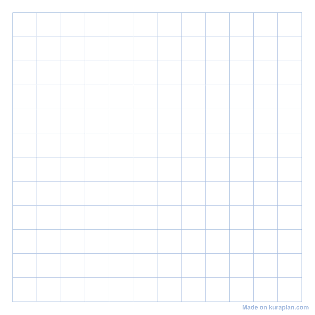 Grid Paper — 12×12 (blank)