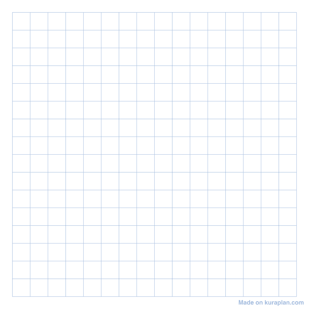 Grid Paper — 16×16 (blank)