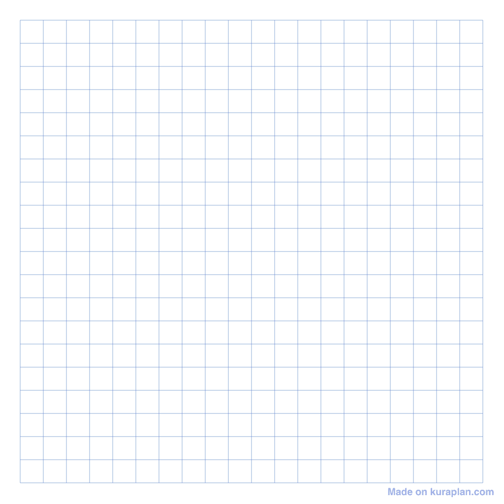 Grid Paper — 20×20 (blank)