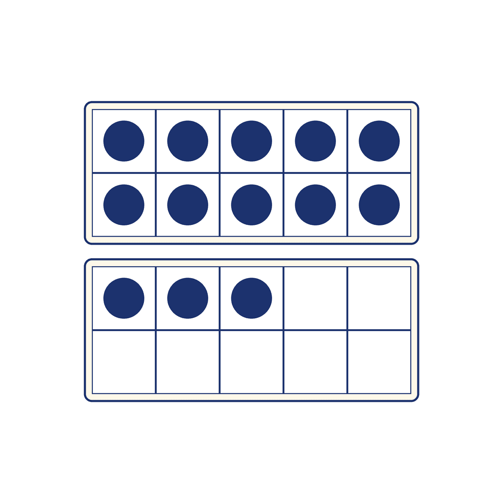 Ten Frame — 13 (Thirteen)