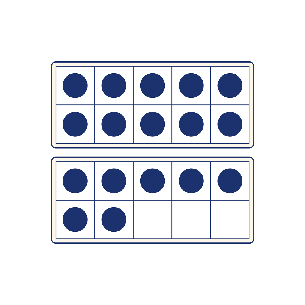 Ten Frame — 17 (Seventeen)