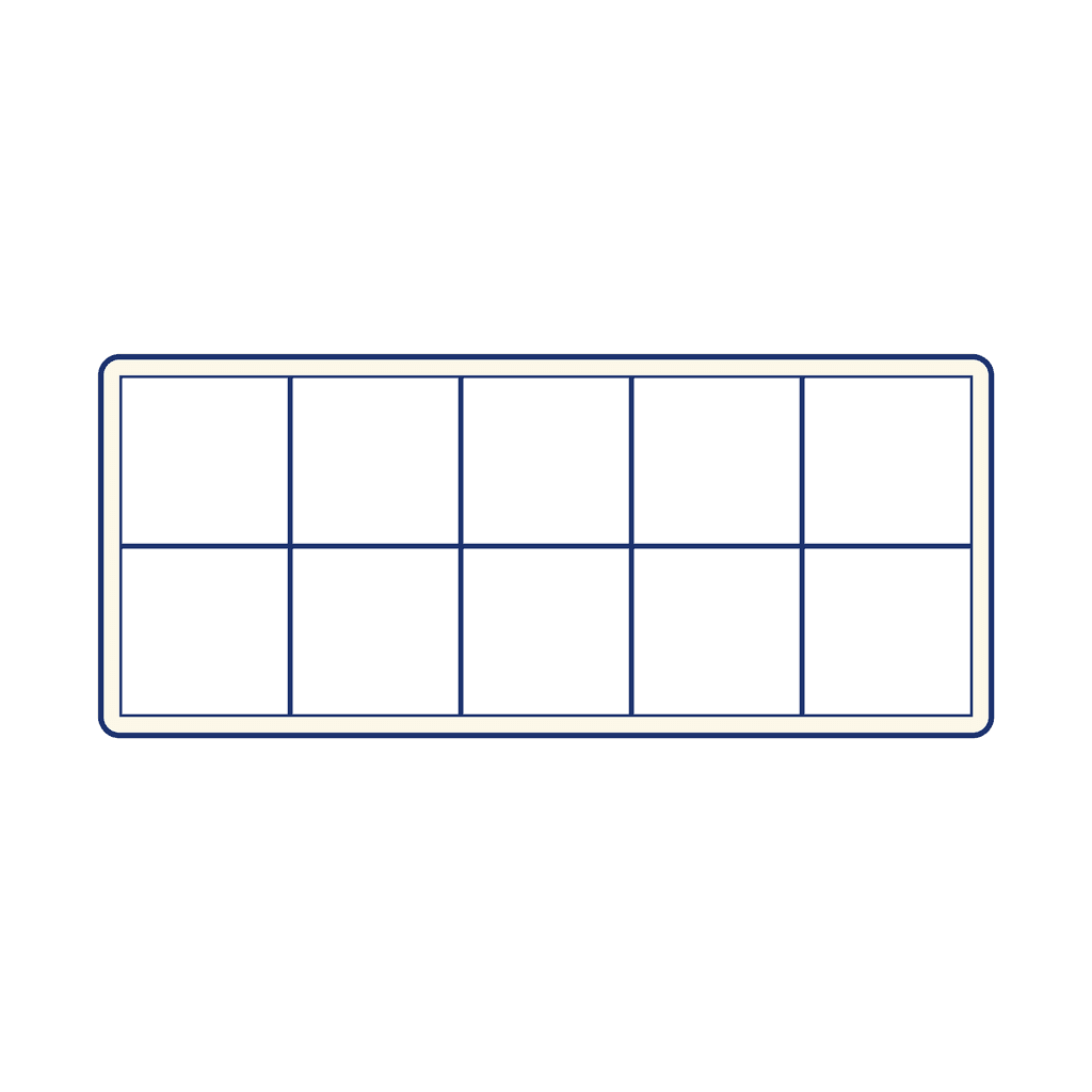 Ten Frame — 0 (Zero)