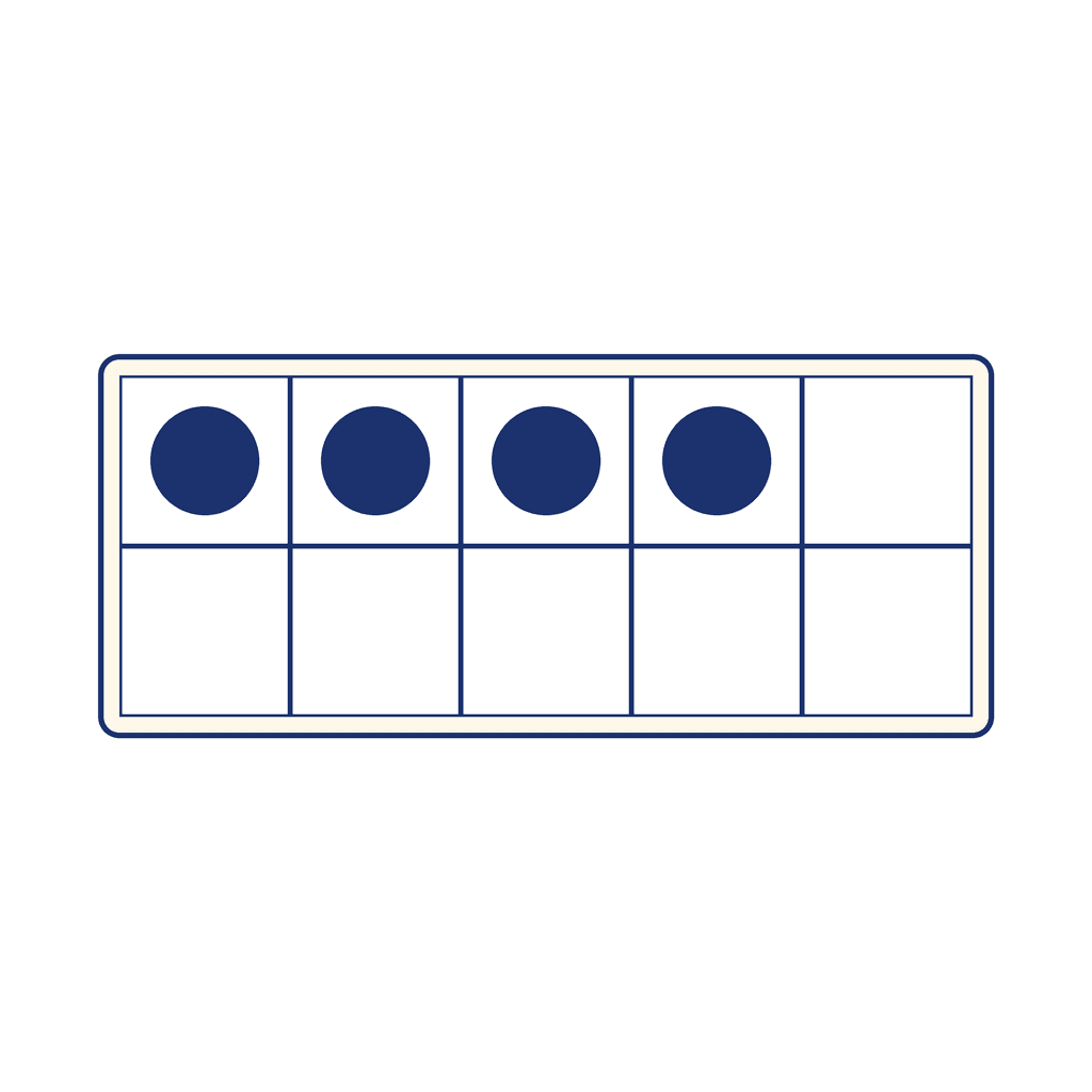 Ten Frame — 4 (Four)