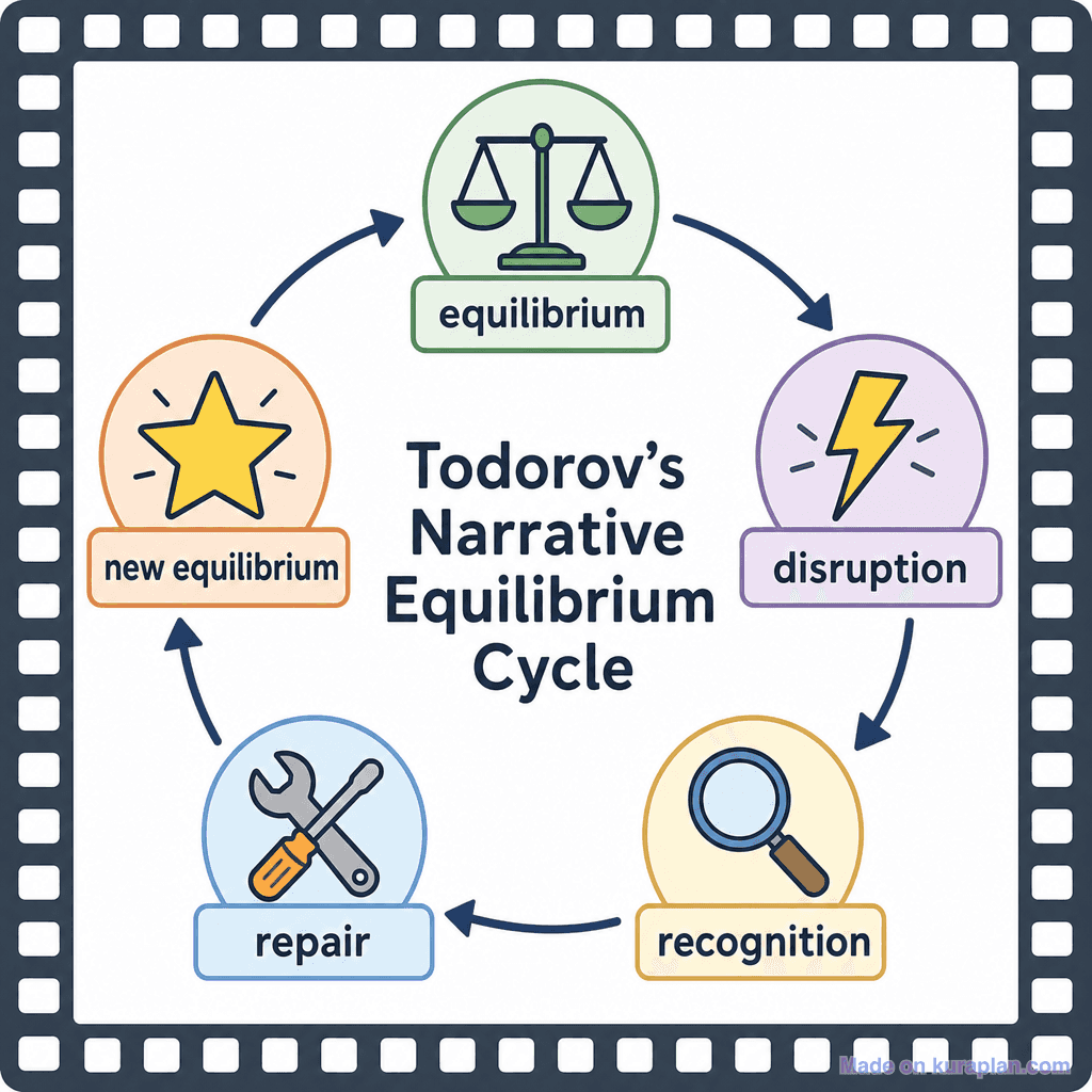 Todorov's Narrative Equilibrium Cycle (simple)