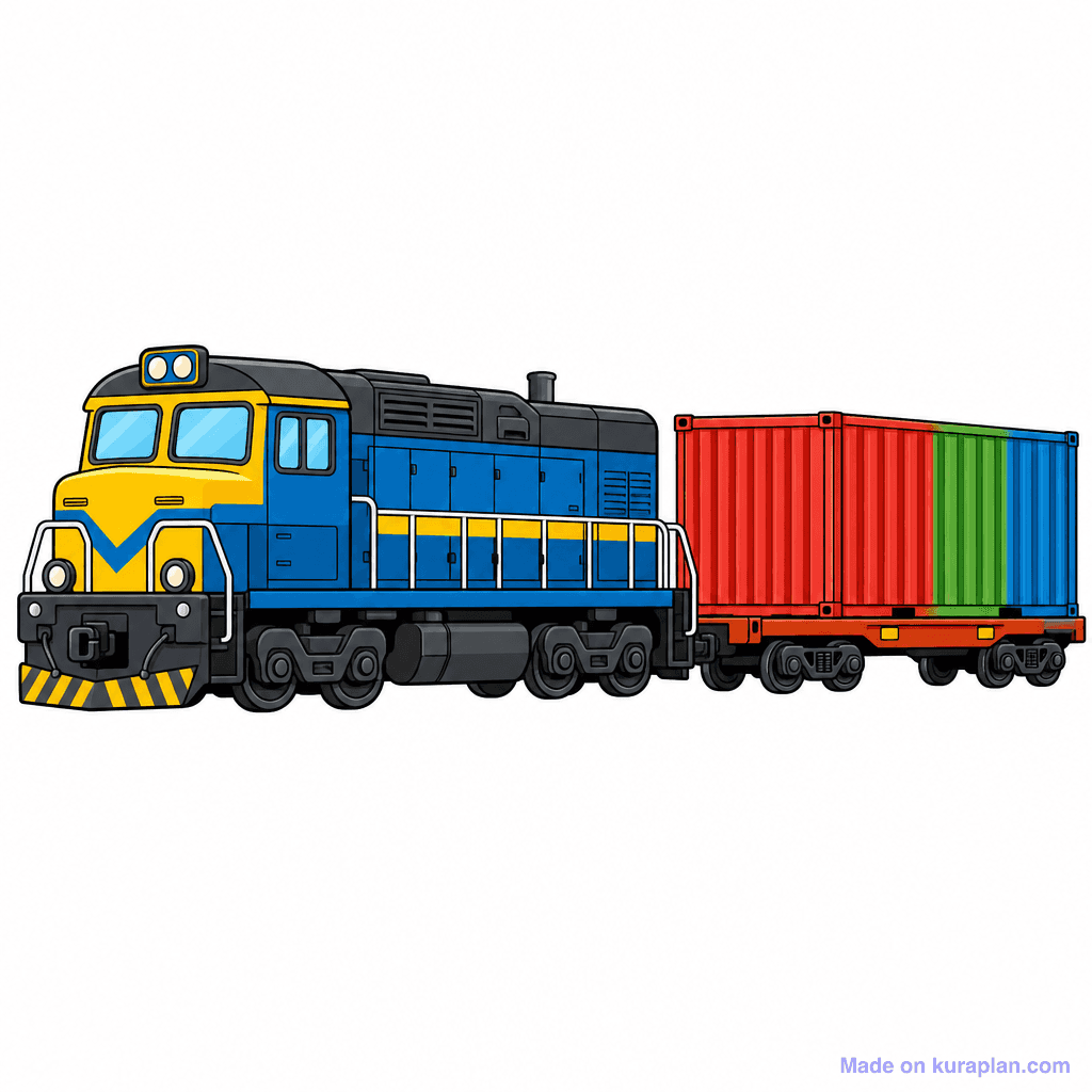 Transport Freight Train