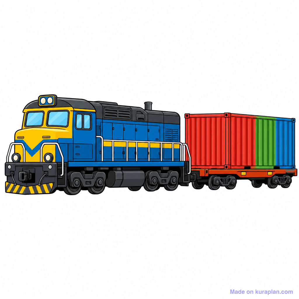 Transport Freight Train