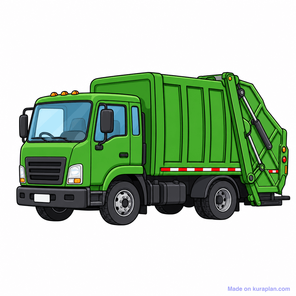 Transport Garbage Truck