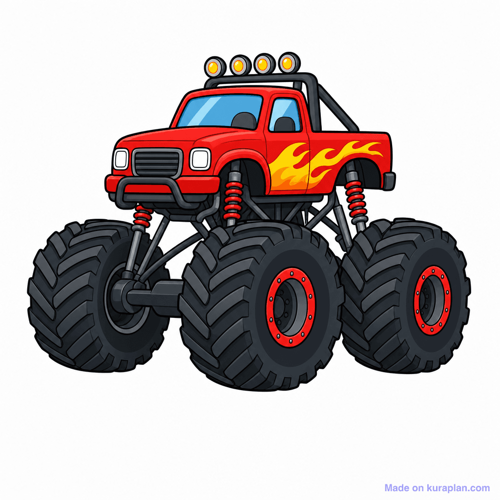 Transport Monster Truck