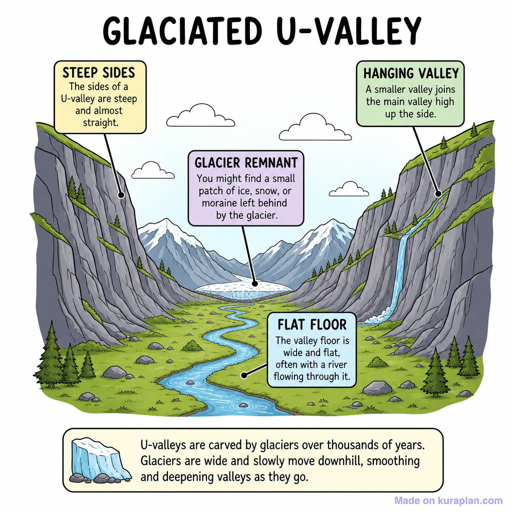 U Shaped Valley Cross Section